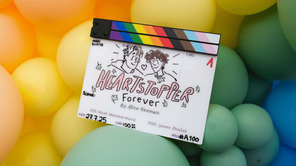 FILME DE HEARTSTOPPER FINALIZA FILMAGENS